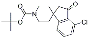 TERT-BUTYL 4-CHLORO-3-OXO-2,3-DIHYDROSPIRO[INDENE-1,4'-PIPERIDINE]-1'-CARBOXYLATE Struktur