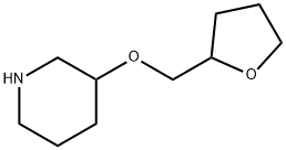 3-(TETRAHYDRO-2-FURANYLMETHOXY)PIPERIDINE Struktur