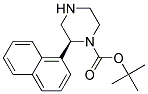 (S)-2-NAPHTHALEN-1-YL-PIPERAZINE-1-CARBOXYLIC ACID TERT-BUTYL ESTER Struktur