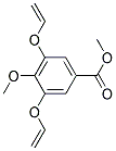 4-METHOXY-3,5-BIS-VINYLOXY-BENZOIC ACID METHYL ESTER Struktur