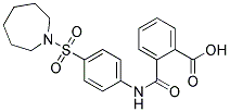 N-[4-(AZEPANE-1-SULFONYL)-PHENYL]-PHTHALAMIC ACID Struktur