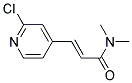 (E)-1-(2-CHLORO-PYRIDIN-4-YL)-3-DIMETHYLAMINO-PROPENONE Struktur