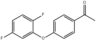 4'-(2,5-DIFLUOROPHENOXY)ACETOPHENONE Struktur