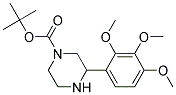 3-(2,3,4-TRIMETHOXY-PHENYL)-PIPERAZINE-1-CARBOXYLIC ACID TERT-BUTYL ESTER Struktur