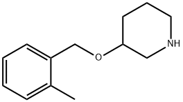 3-[(2-METHYLBENZYL)OXY]PIPERIDINE Struktur