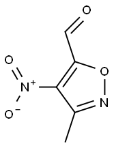 3-METHYL-4-NITROISOXAZOLE-5-CARBALDEHYDE Struktur