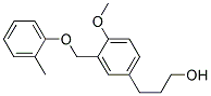 3-(4-METHOXY-3-O-TOLYLOXYMETHYL-PHENYL)-PROPAN-1-OL Struktur