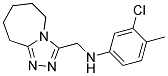 3-CHLORO-4-METHYL-N-(6,7,8,9-TETRAHYDRO-5H-[1,2,4]TRIAZOLO[4,3-A]AZEPIN-3-YLMETHYL)ANILINE Struktur