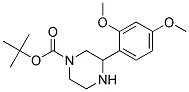 3-(2,4-DIMETHOXY-PHENYL)-PIPERAZINE-1-CARBOXYLIC ACID TERT-BUTYL ESTER Struktur