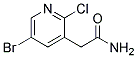 5-BROMO-2-CHLORO-PYRIDIN-3-YLACETAMIDE Struktur