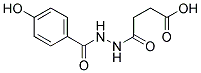 4-[N'-(4-HYDROXY-BENZOYL)-HYDRAZINO]-4-OXO-BUTYRIC ACID Struktur