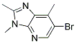 6-BROMO-2,3,7-TRIMETHYL-3H-IMIDAZO[4,5-B]PYRIDINE Struktur