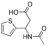 3-(ACETYLAMINO)-3-THIEN-2-YLPROPANOIC ACID Struktur