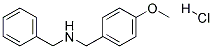 4-METHOXYDIBENZYLAMINE, HYDROCHLORIDE Struktur