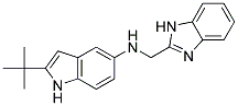 N-(1H-BENZIMIDAZOL-2-YLMETHYL)-2-TERT-BUTYL-1H-INDOL-5-AMINE Struktur