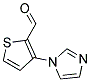 3-IMIDAZOL-1-YL-THIOPHENE-2-CARBALDEHYDE Struktur