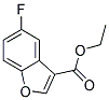 5-FLUORO-3-ETHOXYCARBONYLBENZOFURAN Struktur