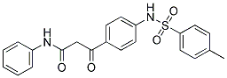 4(P-TOLUENESULFONYLAMINO)-OMEGA-BENZOYL ACETANILIDE Struktur