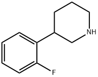 3-(2-FLUOROPHENYL)PIPERIDINE Struktur