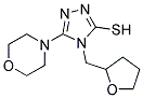 5-MORPHOLIN-4-YL-4-(TETRAHYDROFURAN-2-YLMETHYL)-4H-1,2,4-TRIAZOLE-3-THIOL Struktur