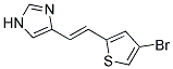 4-[2-(4-BROMO-THIOPHEN-2-YL)-VINYL]-1H-IMIDAZOLE Struktur