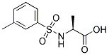 ALANINE, N-[(3-METHYLPHENYL)SULFONYL]- Struktur