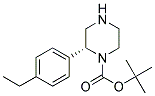 (R)-2-(4-ETHYL-PHENYL)-PIPERAZINE-1-CARBOXYLIC ACID TERT-BUTYL ESTER Struktur