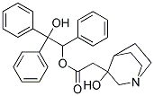 (3-HYDROXY-1-AZA-BICYCLO[2.2.2]OCT-3-YL)-ACETIC ACID 2-HYDROXY-1,2,2-TRIPHENYL-ETHYL ESTER Struktur