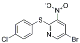 5-BROMO-2-(4-CHLORO-PHENYLSULFANYL)-3-NITRO-PYRIDINE Struktur