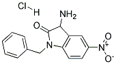 3-AMINO-1-BENZYL-5-NITRO-1,3-DIHYDRO-INDOL-2-ONE HYDROCHLORIDE Struktur