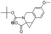 2-(TERT-BUTOXYCARBONYL)-5-METHOXY-1A,2,3,7B-TETRAHYDRO-1H-CYCLOPROPA[C]ISOQUINOLINE-1A-CARBOXYLIC ACID Struktur