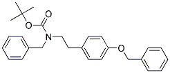 BENZYL-[2-(4-BENZYLOXY-PHENYL)-ETHYL]-CARBAMIC ACID TERT-BUTYL ESTER Struktur