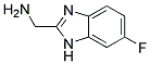 (6-FLUORO-1H-BENZO[D]IMIDAZOL-2-YL)METHANAMINE Struktur