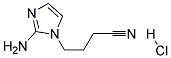 4-(2-AMINO-IMIDAZOL-1-YL)-BUTYRONITRILE HCL Struktur