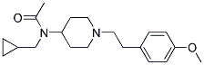 N-(CYCLOPROPYLMETHYL)-N-(1-[2-(4-METHOXYPHENYL)ETHYL]PIPERIDIN-4-YL)ACETAMIDE Struktur