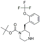 (S)-2-(2-TRIFLUOROMETHOXY-BENZYL)-PIPERAZINE-1-CARBOXYLIC ACID TERT-BUTYL ESTER Struktur