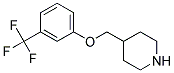 4-([3-(TRIFLUOROMETHYL)PHENOXY]METHYL)PIPERIDINE Struktur