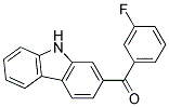 (9H-CARBAZOL-2-YL)-(3-FLUORO-PHENYL)-METHANONE Struktur