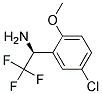 (S)-1-(5-CHLORO-2-METHOXY-PHENYL)-2,2,2-TRIFLUORO-ETHYLAMINE Struktur