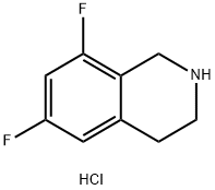 6,8-DIFLUORO-1,2,3,4-TETRAHYDROISOQUINOLINE HYDROCHLORIDE Struktur