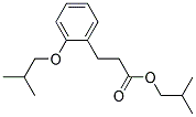 3-(2-ISOBUTOXY-PHENYL)-PROPIONIC ACID ISOBUTYL ESTER Struktur