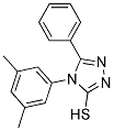 4-(3,5-DIMETHYLPHENYL)-5-PHENYL-4H-1,2,4-TRIAZOLE-3-THIOL Struktur