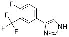 4-(4-FLUORO-3-TRIFLUOROMETHYL-PHENYL)-1H-IMIDAZOLE Struktur