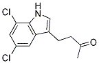 4-(5,7-DICHLORO-1H-INDOL-3-YL)-BUTAN-2-ONE Struktur