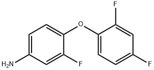 4-(2,4-DIFLUOROPHENOXY)-3-FLUOROANILINE Struktur