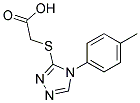 [[4-(4-METHYLPHENYL)-4H-1,2,4-TRIAZOL-3-YL]THIO]ACETIC ACID Struktur