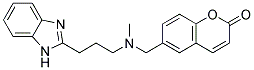 6-([[3-(1H-BENZIMIDAZOL-2-YL)PROPYL](METHYL)AMINO]METHYL)-2H-CHROMEN-2-ONE Struktur