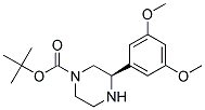 (R)-3-(3,5-DIMETHOXY-PHENYL)-PIPERAZINE-1-CARBOXYLIC ACID TERT-BUTYL ESTER Struktur