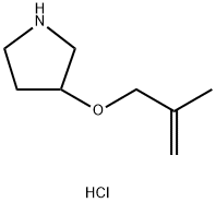 3-[(2-METHYL-2-PROPENYL)OXY]PYRROLIDINE Struktur