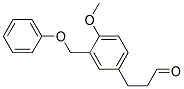 3-(4-METHOXY-3-PHENOXYMETHYL-PHENYL)-PROPIONALDEHYDE Struktur